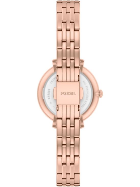 Women\'s Rose Gold-Tone Stainless Steel Heidi Three-Hand Crystal Wrist Watch